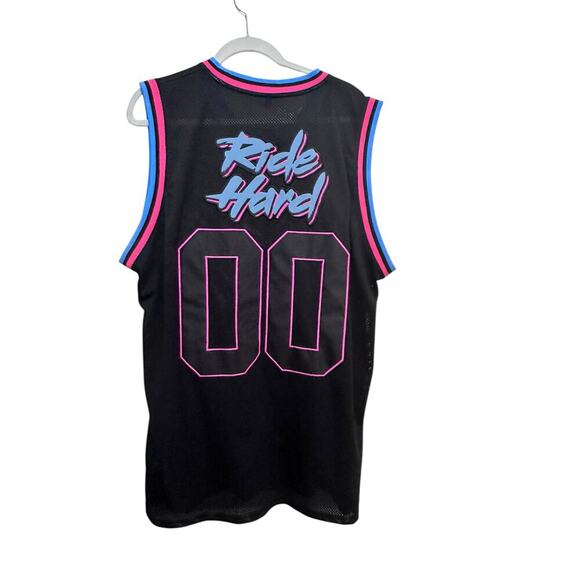 Vintage Start Men Black Crew Neck Brendan Schaub Thiccc Boy Tank Jersey Size XL - Picture 2 of 3